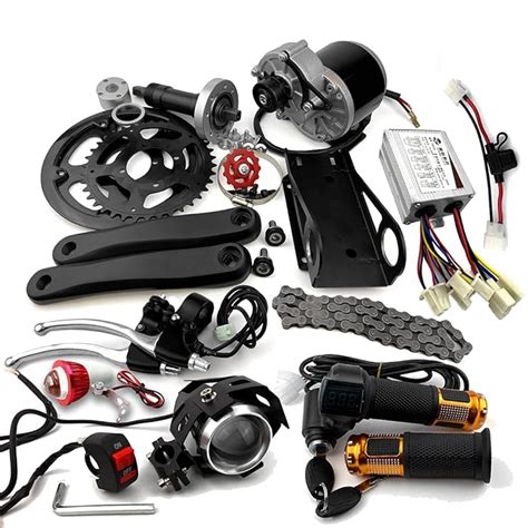 Buy 48V 450W Electric Mountain Bike Mid-Drive Conversion Kit Electric Bike Kit Diy E-Bike Parts ...