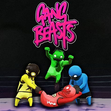 Gang Beasts (2014) Linux box cover art - MobyGames