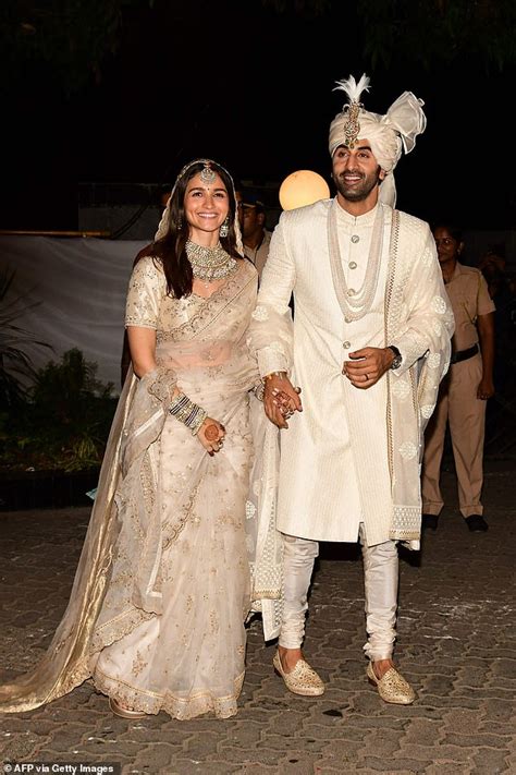 Ranbir Kapoor, 39, and Alia Bhatt, 29, get married in a modest ceremony ...