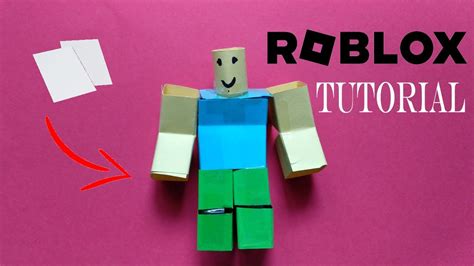 How to make a Roblox Action Figure |PAPER TUTORIAL| - YouTube