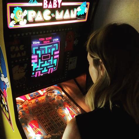 We found this bizzarro Baby PacMan arcade game last night … | Flickr