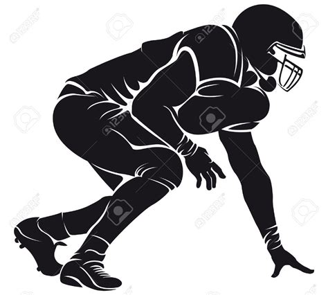 American football player silhouette – Artofit