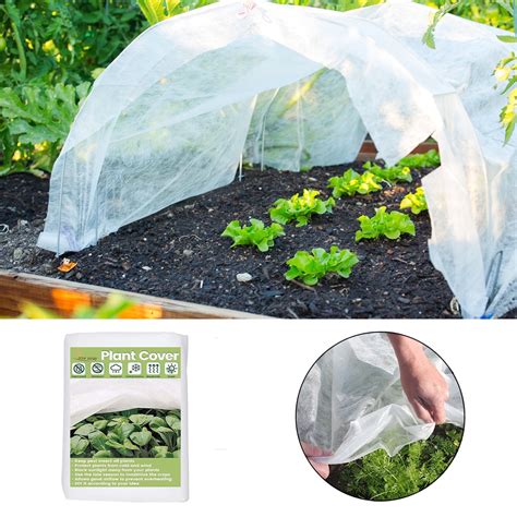 LOVE STORY Plant Freeze Protection, 10x30FT 0.9oz Frost Blanket, Outdoor & Sun Pest Cover ...