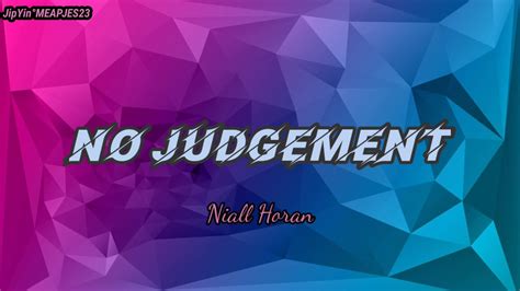 No Judgement - Niall Horan (Song & Lyrics) /LyricQuest/ - YouTube