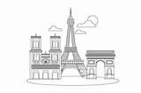 1 Coloring Paris Designs & Graphics sketch template
