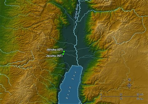 Jericho Map - Bible Odyssey