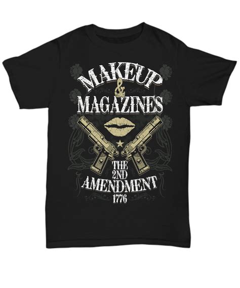 Pro 2nd Amendment T-shirts Men Makeup And Magazines 2nd | Etsy