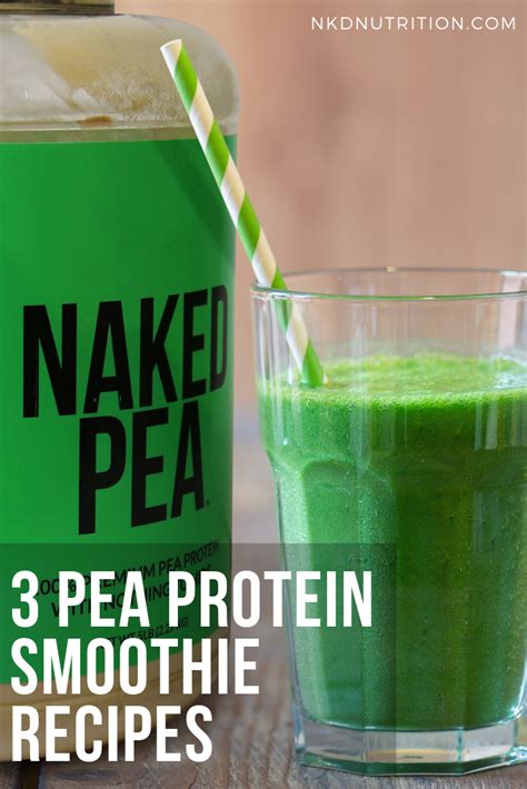 Best Pea Protein Smoothie Recipes | Protein smoothie recipes, Healthiest protein powder ...