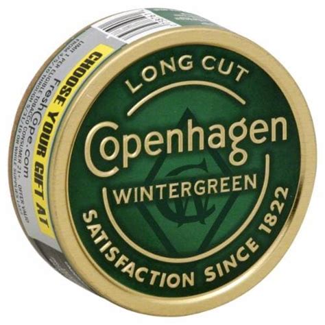 Copenhagen Long Cut Wintergreen Smokeless Tobacco, 1.2 Oz - QFC