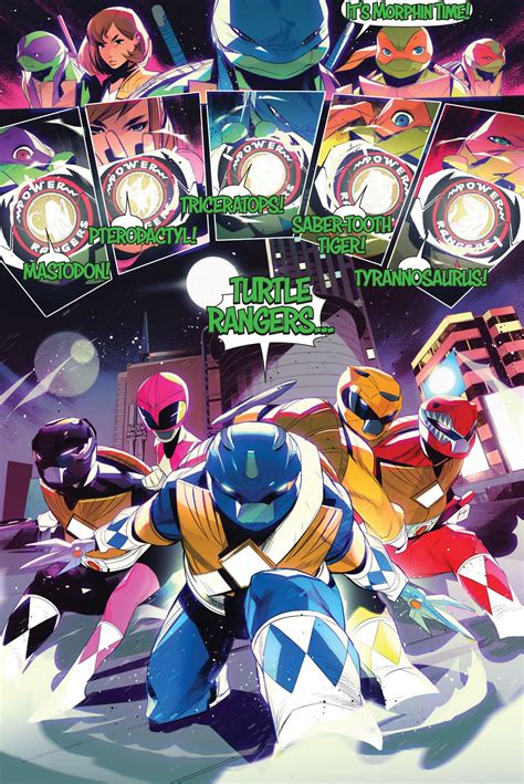 BOOM! Studios And IDW To Reunite The Mighty Morphin Powers Rangers and Teenage Mutant Ninja ...