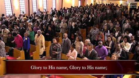 "Glory To His Name", Congregational Hymn | Glory to his name, Sing to the lord, Bible prophecy