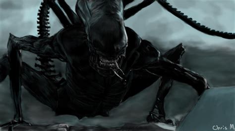 Alien Covenant Xenomorph, Fan Art by ChrisMckiernan on DeviantArt