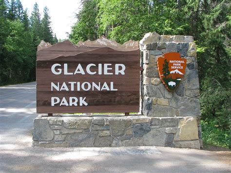 Glacier National Park entrance sign | Glacier National Park … | Flickr