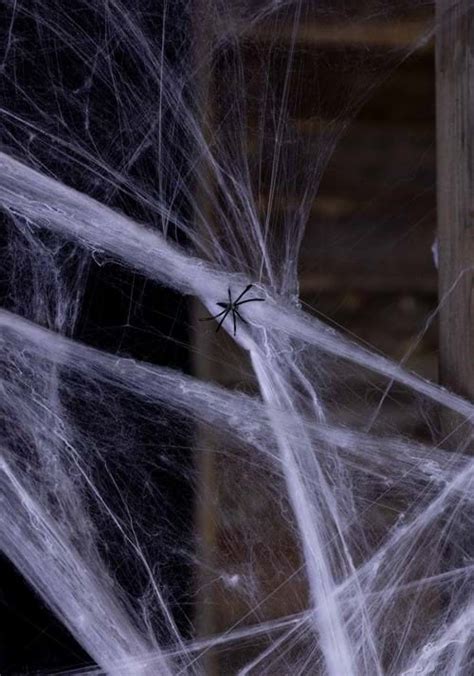 800 Square FT White Spider Web Halloween Prop | Spider Webs