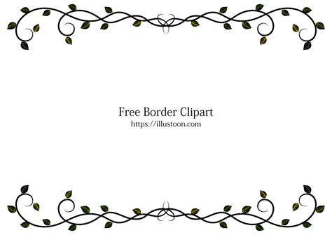 Free Clipart Vine Borders Designs