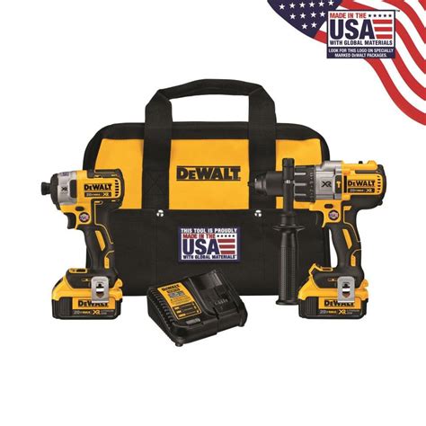 Shop DEWALT 20-Volt Max Lithium Ion (Li-ion) Brushless Cordless Combo Kit with Soft Case at ...