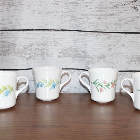 Corelle White Coffee Cups - Etsy