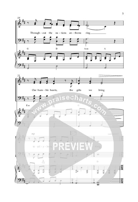 The Birthday Of The King (Choral Anthem SATB) Sheet Music PDF (Lifeway Choral / Arr. Russell ...