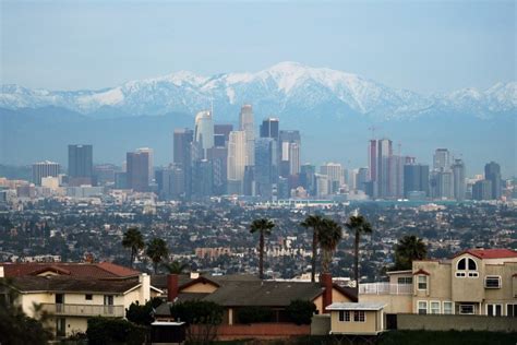 A bit of snow in Los Angeles, and suddenly it's #snowmaggedon