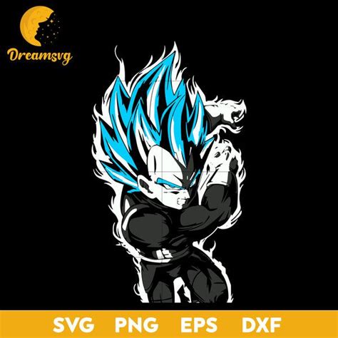 Vegeta Blue Svg, Super Saiyan Svg, Dragon Ball Z Svg, Dragon Ball Super Svg, Vegeta Anime Svg ...