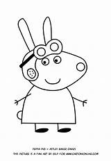 Mrs Rabbit coloring Pages sketch template