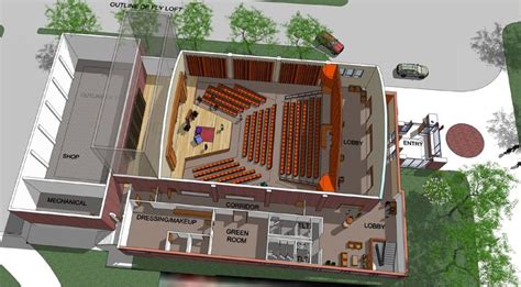 Dedicated Theatre Building Concept | Doane College | Lobby design ...