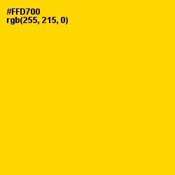 #FFD700 Hex Color Code | SportsTeamColor