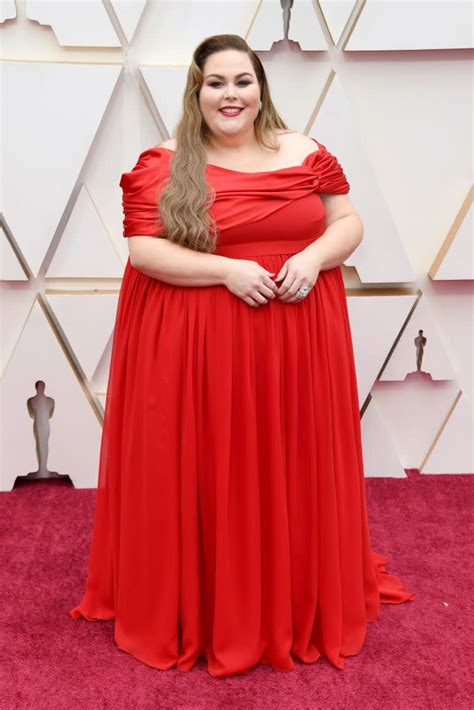 Chrissy Metz Looks Like a Goddess in Stunning Off-the-Shoulder Dress at the Oscars