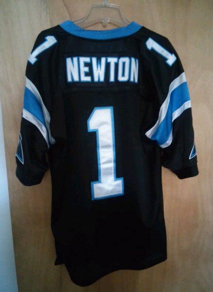 #1 CAM NEWTON Carolina Panthers NFL QB Black Throwback Jersey | Lone ...