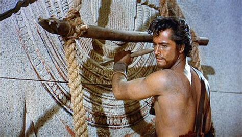 John Derek as Joshua in The Ten Commandments Epic Film, Epic Movie, Classic Hollywood, Old ...