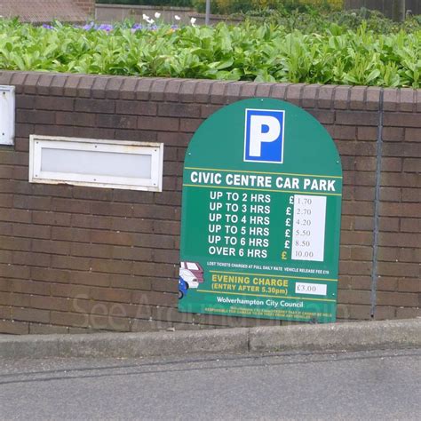 Ceremonial (Civic Centre) Disability Parking Car Park, Wolverhampton, West Midlands - See Around ...