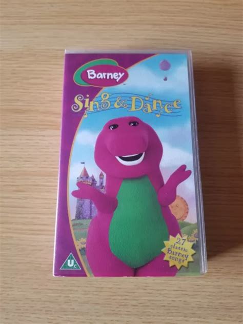 BARNEY SING & Dance VHS 27 Classic Barney Songs Rare Collectable £7.99 ...