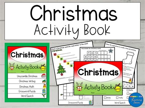 Christmas Classroom, Christmas Worksheets, Activity Book, Christmas Printable, Kindergarten Work ...