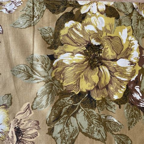 Vintage Floral Fabric - Etsy