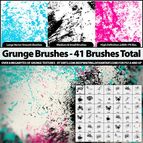 Grunge | Free Photoshop Brush Download Cool Photoshop Cs3 Brushes ...