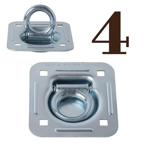 D Ring Tie-Down Anchors (Large Square), Recessed Pan Fitting DRings ...