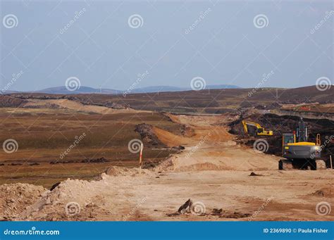 New road construction stock photo. Image of machinery - 2369890