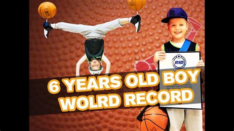 6 years old boy breaks world record! Awesome kid got skills! - YouTube