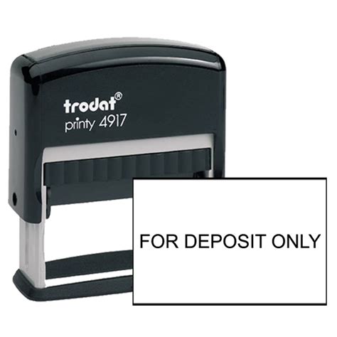 For Deposit Only Stamp