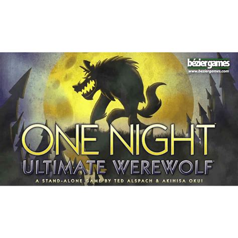 One Night Ultimate Werewolf Board Game - Card & Board Games - ZiNG Pop ...