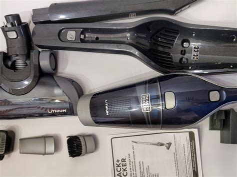 Black and Decker 2 in 1 Cordless Stick Vacuum HSV520J01 Troubleshooting ...