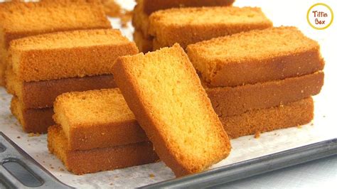 Homemade Dry Cake/ Cake Rusk Recipe for kids by Tiffin Box | Bakery ...