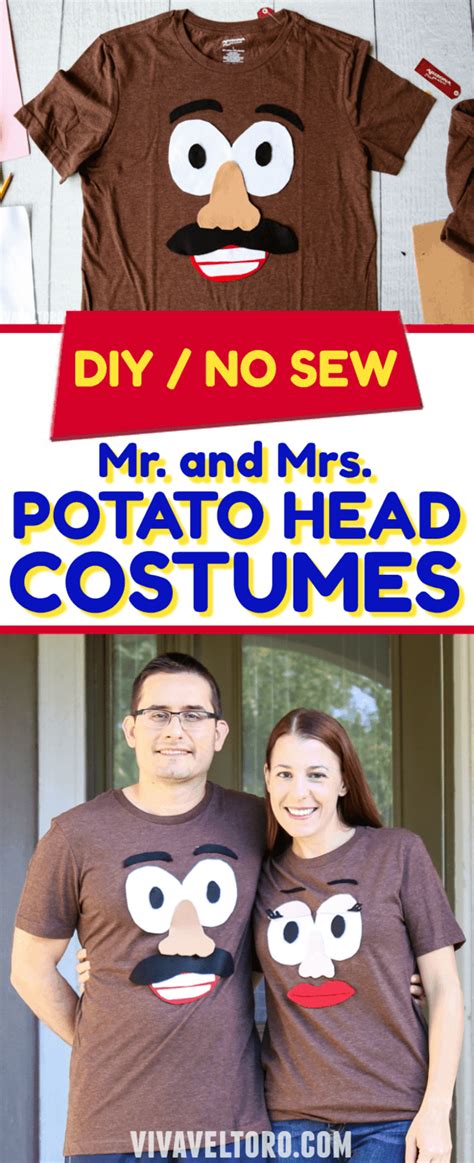 How to Make a Toy Story Mr and Mrs Potato Head Costume. - Viva Veltoro