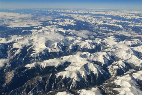 Rocky Mountains | An aerial view of the Rocky Mountains, som… | Flickr