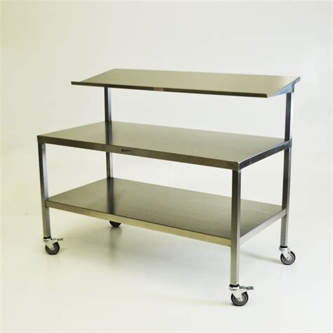 2 Tiered Stainless Steel Work Table- David Scott Company