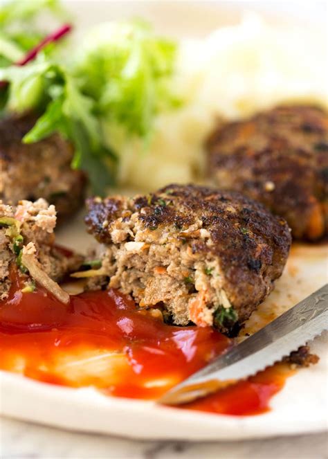 This is how to make plump, juicy, extra tasty rissoles with hidden ...