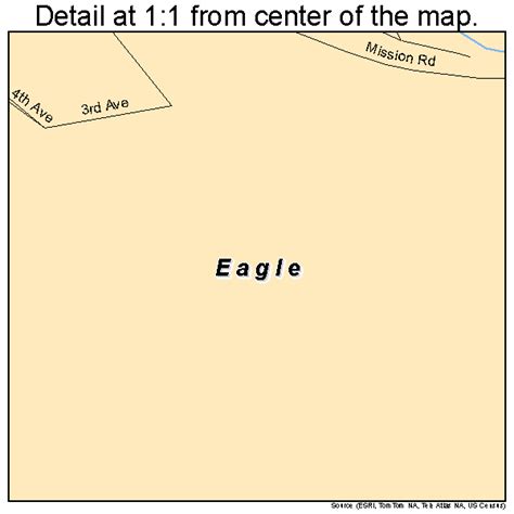 Eagle Alaska Street Map 0220380