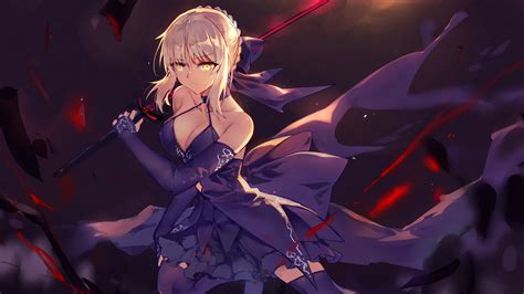 Download Saber Alter Anime Fate/Grand Order HD Wallpaper