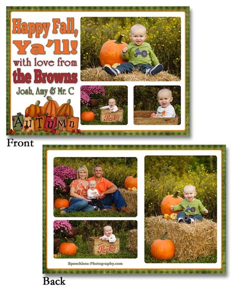 Fall & Halloween Cards - Lake Wylie, SC Child & Family Photographer