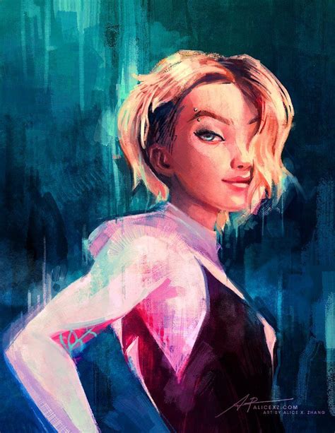 Alice X. Zhang on Twitter | Spider gwen art, Spiderman artwork, Spider gwen